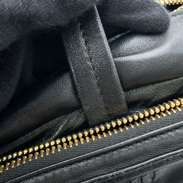 ミュウミュウ ハンドバッグ レザー 5BB150 MIUMIU 2way 黒