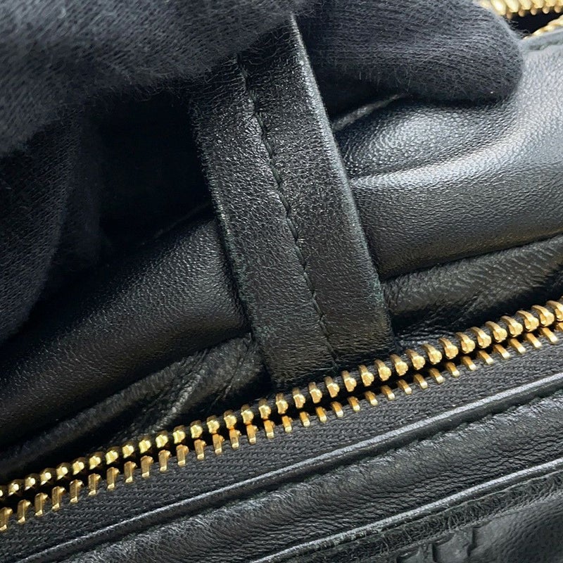 ミュウミュウ ハンドバッグ レザー 5BB150 MIUMIU 2way 黒