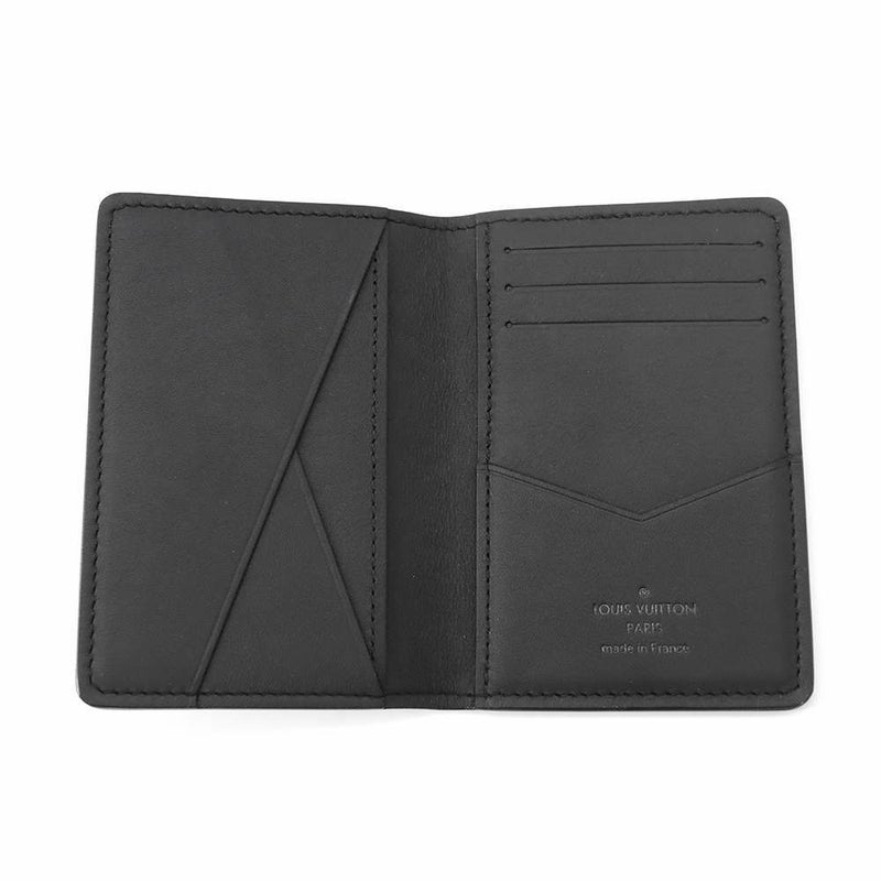 ルイヴィトン カードケース モノグラム・シャドウ オーガナイザー・ドゥ ポッシュ M62899 定期入れ 黒 ブラック