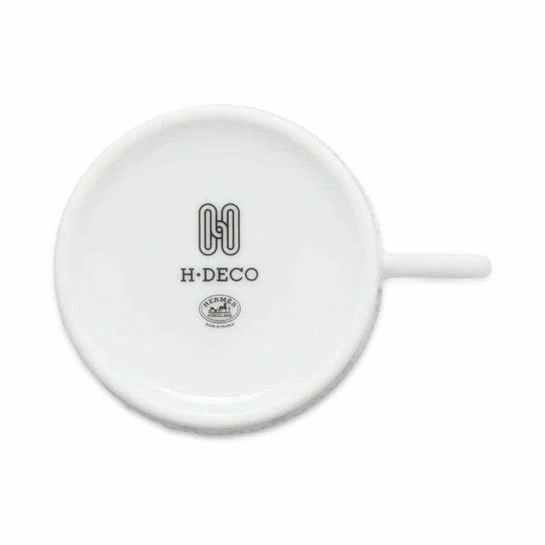エルメス ティーカップ ソーサー Hデコ 2客セット 160ml HERMES 食器 陶器 ギフト ポーセリン
