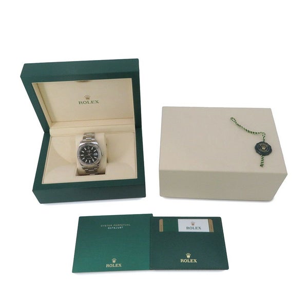 ロレックス デイトジャスト2 ランダムシリアル ルーレット 116334 ROLEX 腕時計 黒文字盤