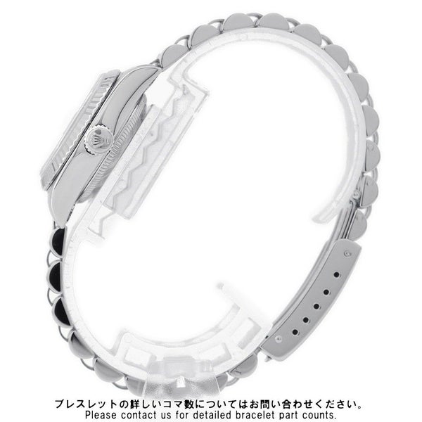 ロレックス デイトジャスト F番 179174 ROLEX 腕時計 レディース ウォッチ ホワイト文字盤 ローマン