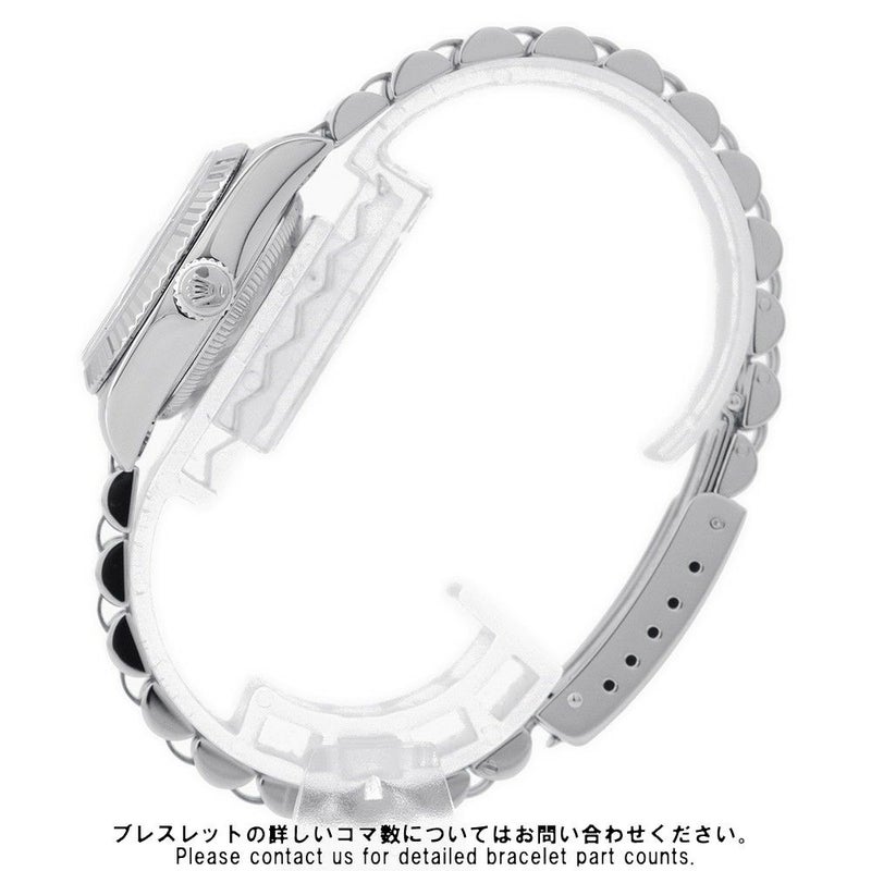 ロレックス デイトジャスト F番 179174 ROLEX 腕時計 レディース ウォッチ ホワイト文字盤 ローマン