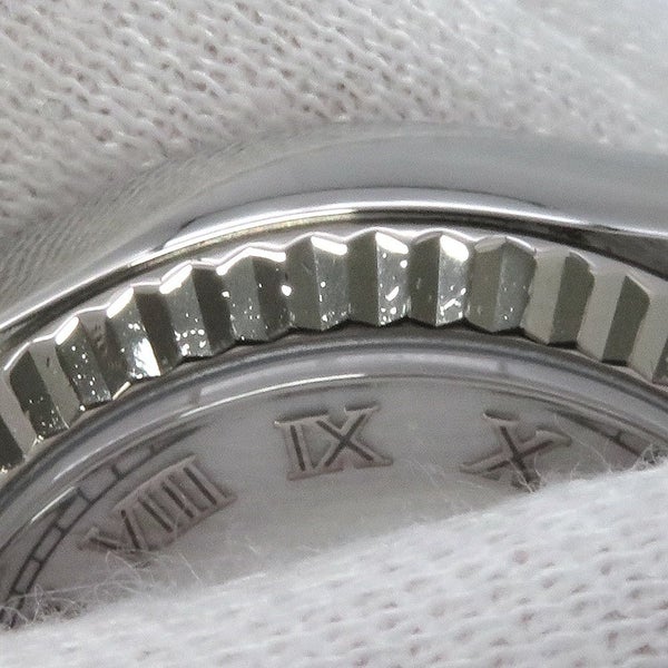 ロレックス デイトジャスト F番 179174 ROLEX 腕時計 レディース ウォッチ ホワイト文字盤 ローマン