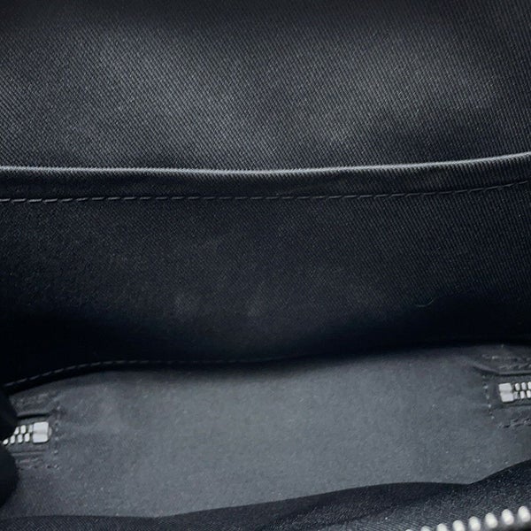 ルイヴィトン ショルダーバッグ モノグラム・マカサー ハンドル・ソフトトランク M45935 黒 ブラック