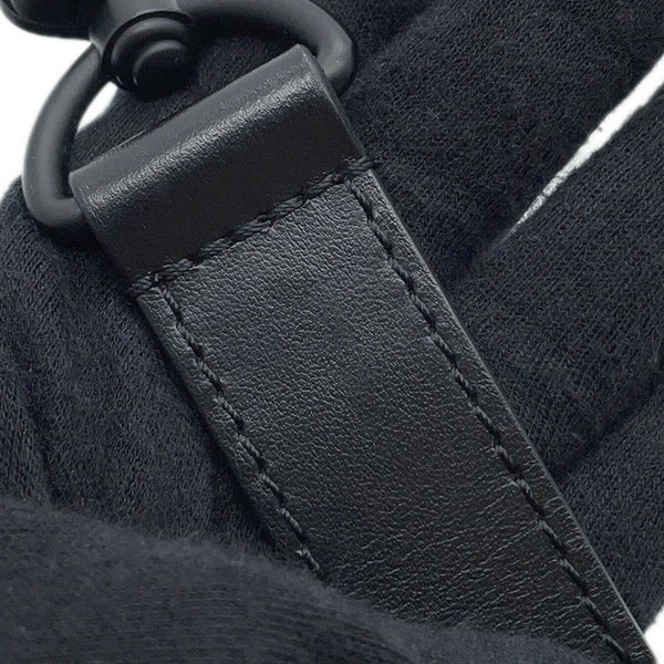 ルイヴィトン ショルダーバッグ モノグラム・マカサー ハンドル・ソフトトランク M45935 黒 ブラック