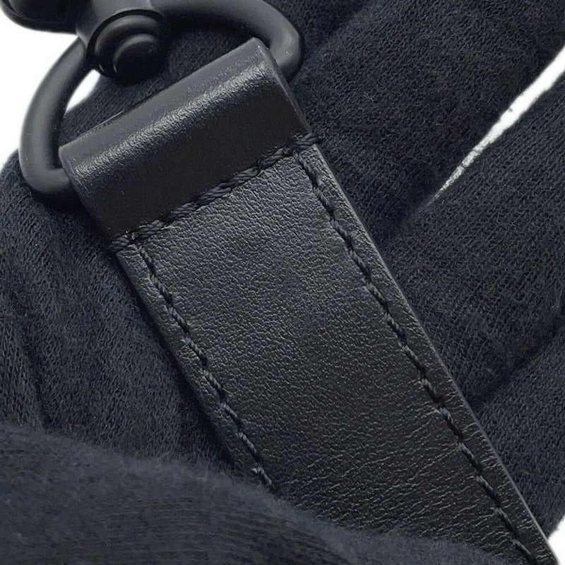 ルイヴィトン ショルダーバッグ モノグラム・マカサー ハンドル・ソフトトランク M45935 黒 ブラック