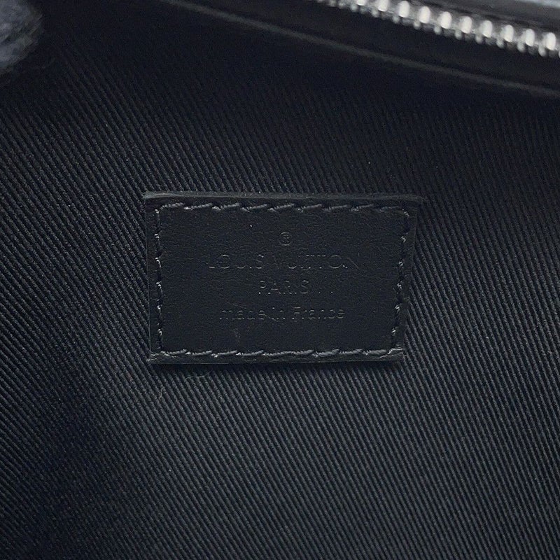 ルイヴィトン ショルダーバッグ モノグラム・マカサー ハンドル・ソフトトランク M45935 黒 ブラック