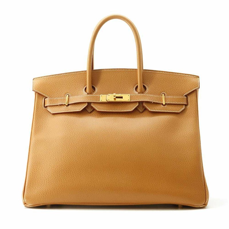 エルメス バーキン35 ナチュラル/ゴールド金具 アルデンヌ 〇Z刻印 HERMES Birkin ハンドバッグ