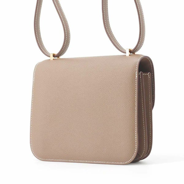 エルメス ミニ コンスタンス3 ミロワール エトゥープ/ピンクゴールド金具 エトゥープ U刻印