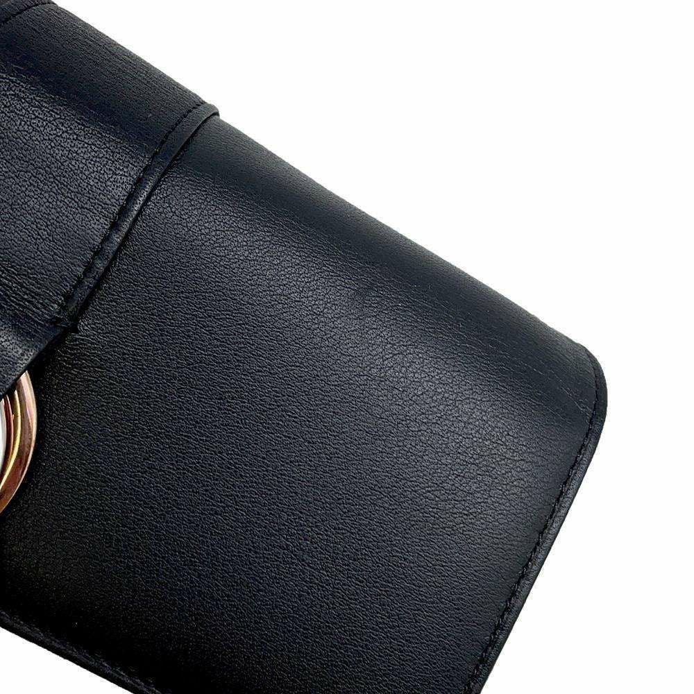 カルティエ 長財布 トリニティ レザー L3000659 Cartier 財布 黒 安心