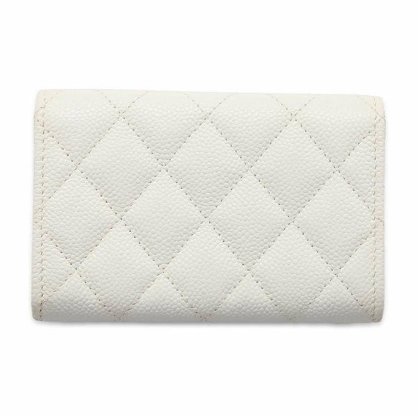 シャネル カードケース マトラッセ チェーンモチーフココマーク キャビアスキン CHANEL 財布