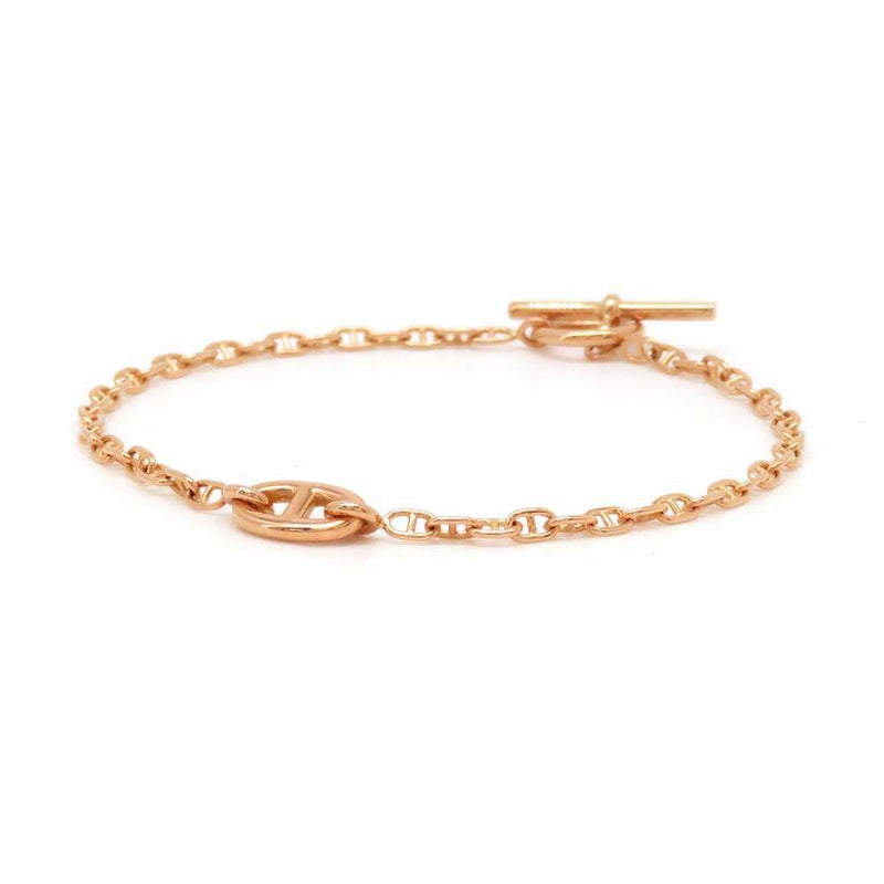 エルメス ブレスレット シェーヌダンクル ファランドールTPM K18PGピンクゴールド サイズSH HERMES ジュエリー