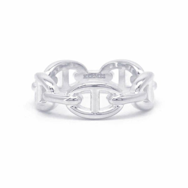 エルメス リング シェーヌダンクル アンシェネPM SV925シルバー リングサイズ59 HERMES ジュエリー