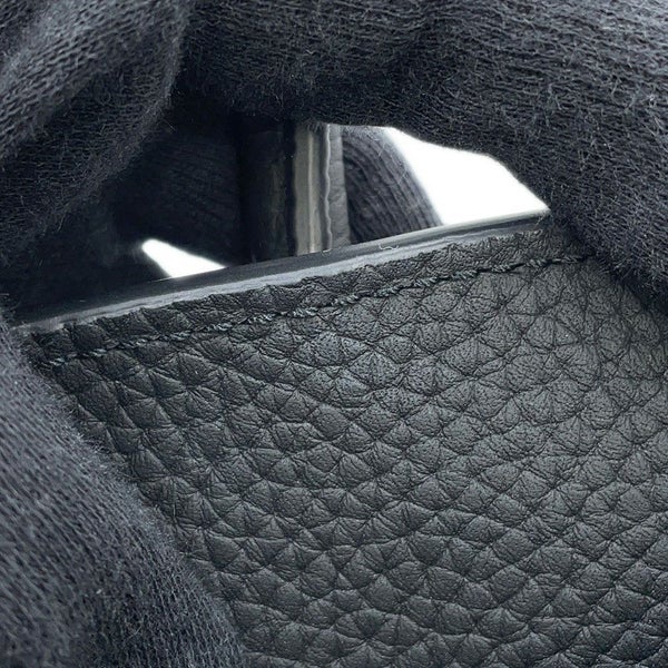 ザ ロウ ハンドバッグ ソフトマルゴー12 レザー W1586 THE ROW バッグ 2way 黒