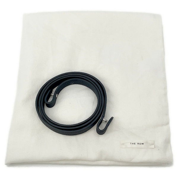 ザ ロウ ハンドバッグ ソフトマルゴー12 レザー W1586 THE ROW バッグ 2way 黒