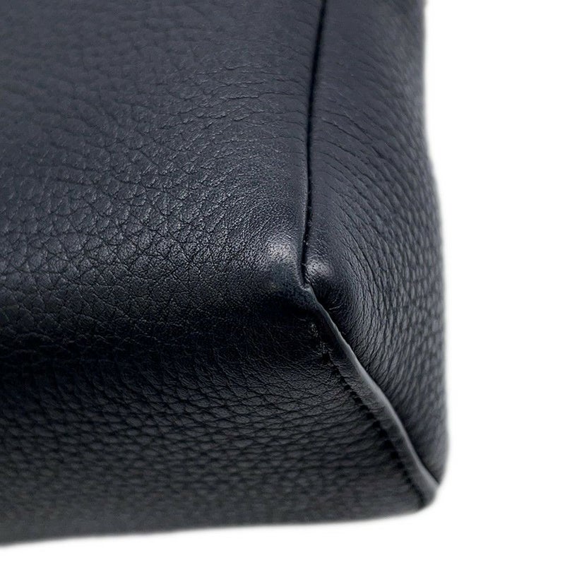 ロロピアーナ ハンドバッグ エクストラ・ポケット・ポーチ L19 レザー FAN4045  Loro Piana 2wayショルダー 黒