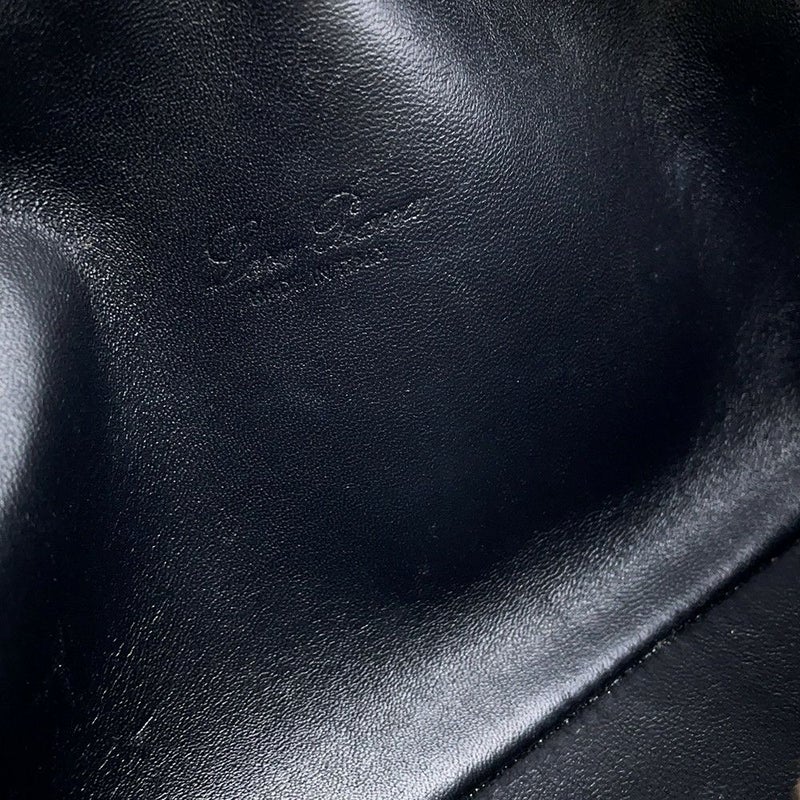 ロロピアーナ ハンドバッグ エクストラ・ポケット・ポーチ L19 レザー FAN4045  Loro Piana 2wayショルダー 黒