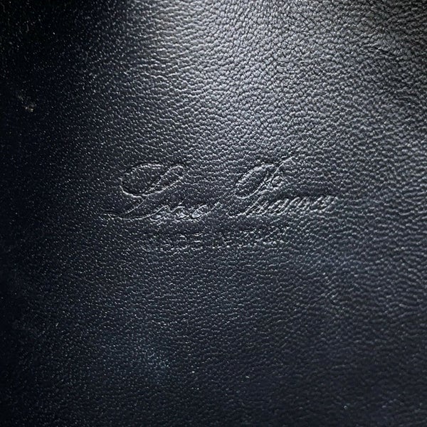 ロロピアーナ ハンドバッグ エクストラ・ポケット・ポーチ L19 レザー FAN4045  Loro Piana 2wayショルダー 黒