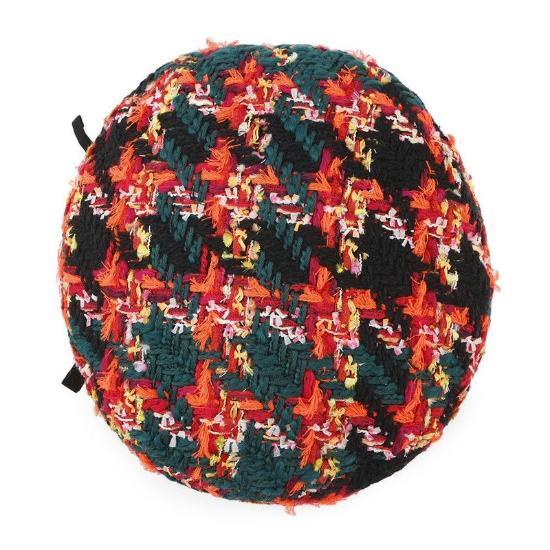 グッチ ベレー帽 ツイード チェック リボン サイズM GUCCI 帽子