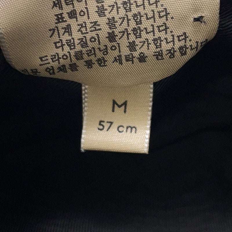 グッチ ベレー帽 ツイード チェック リボン サイズM GUCCI 帽子