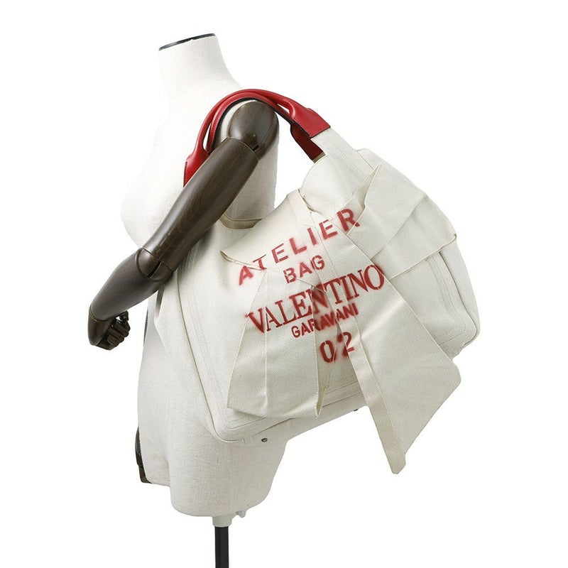 ヴァレンティノ・ガラヴァーニ トートバッグ アトリエ 02 ボウ エディション キャンバス UW0B0H95SVJ VALENTINO 2way