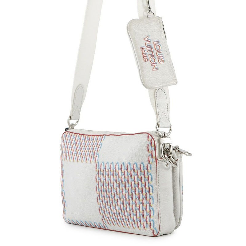 ルイヴィトン ショルダーバッグ ダミエ・ジャイアントスプレー トリオ・メッセンジャー M20665 LOUIS VUITTON メンズ