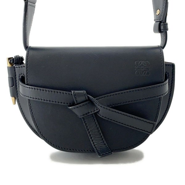 ロエべ ショルダーバッグ ゲート デュアル ミニ A650N46X13 LOEWE 黒