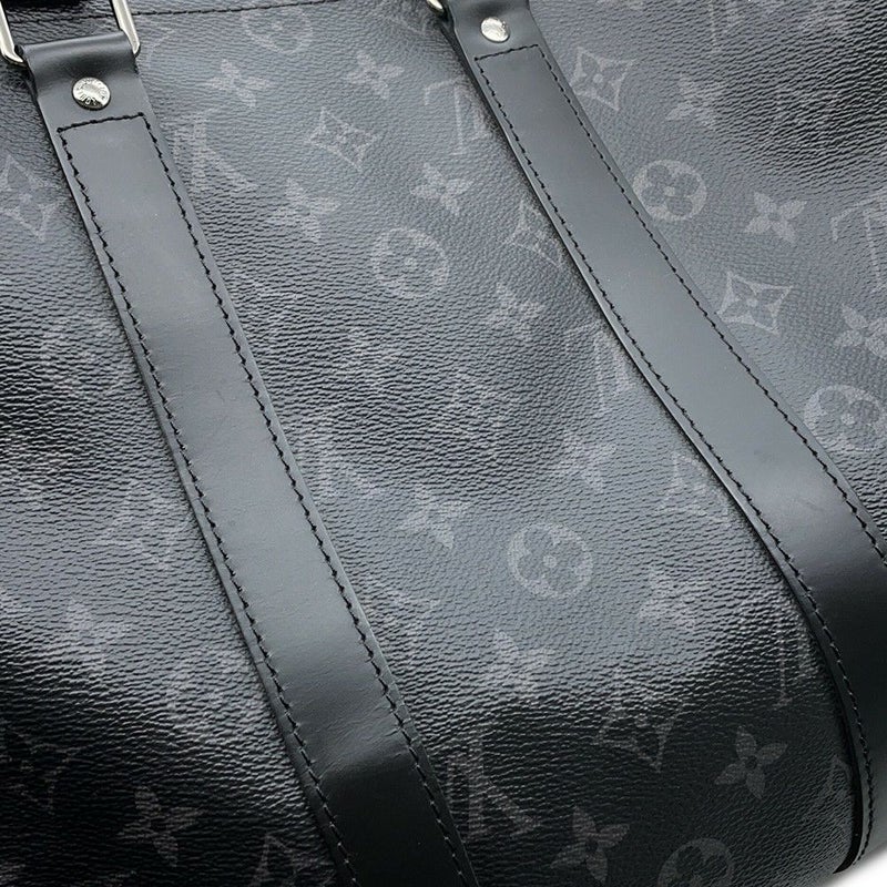 ルイヴィトン ボストンバッグ モノグラム・エクリプス キーボル・バンドリエール45 M40569 2wayショルダー ブラック 黒