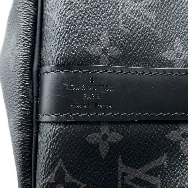 ルイヴィトン ボストンバッグ モノグラム・エクリプス キーボル・バンドリエール45 M40569 2wayショルダー ブラック 黒