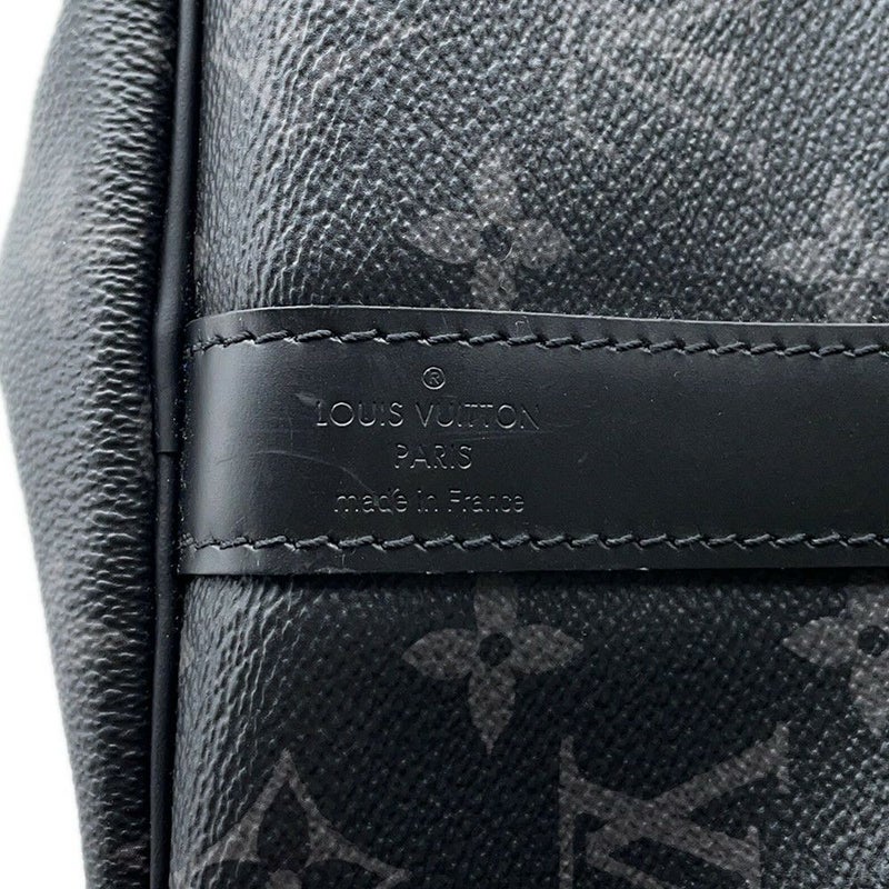 ルイヴィトン ボストンバッグ モノグラム・エクリプス キーボル・バンドリエール45 M40569 2wayショルダー ブラック 黒