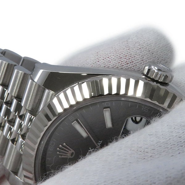 ロレックス デイトジャスト41 SS/K18WG 126334 ROLEX 腕時計 スレート文字盤