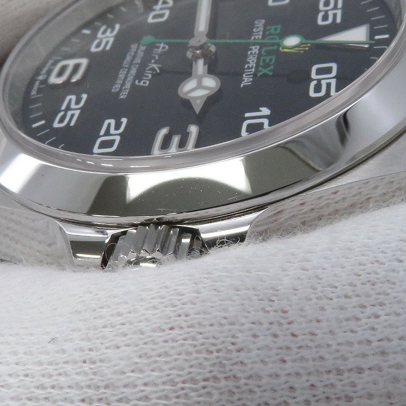 ロレックス エアキング ランダムシリアル ルーレット 126900 ROLEX 腕時計 黒文字盤