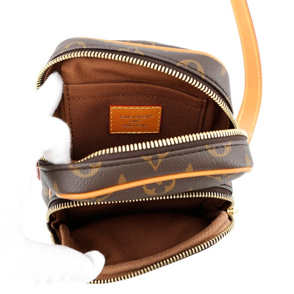 ルイヴィトン ショルダーバッグ モノグラム アマゾン M14014 LOUIS VUITTON ブラウン