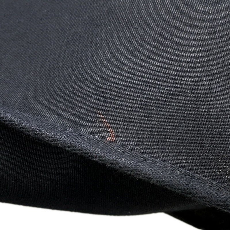 エルメス ショルダーバッグ エールバッグMM ブラック/シルバー金具 トワルオフィシエ/レザー □G刻印 黒