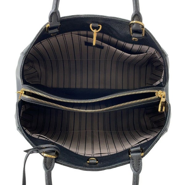 ルイヴィトン ハンドバッグ モノグラム アンプラント モンテーニュMM 2wayショルダーバッグ M41048 黒 ブラック