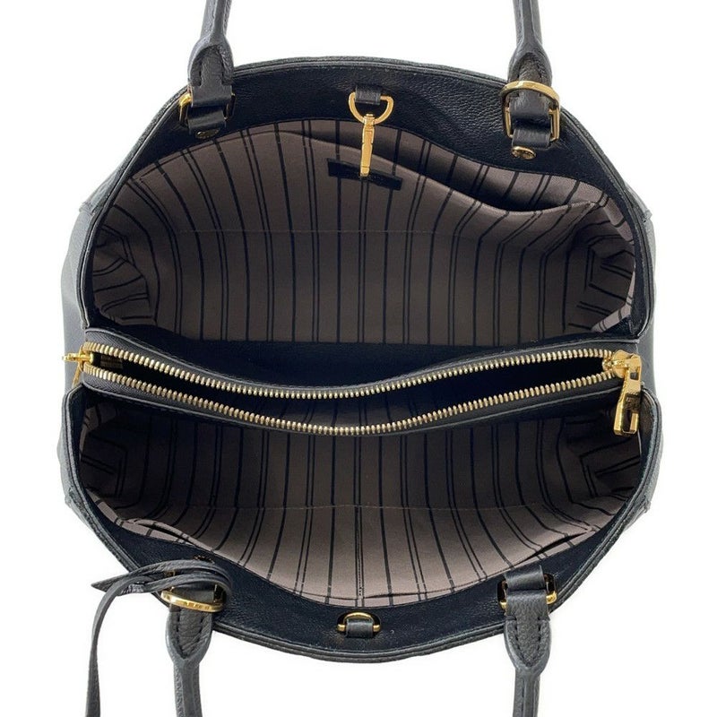 ルイヴィトン ハンドバッグ モノグラム アンプラント モンテーニュMM 2wayショルダーバッグ M41048 黒 ブラック