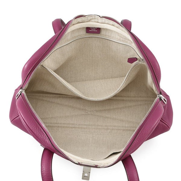 エルメス ハンドバッグ ヴィクトリア エラン トスカ/シルバー金具 トリヨンクレマンス □O刻印