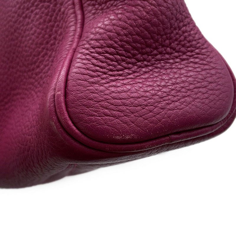 エルメス ハンドバッグ ヴィクトリア エラン トスカ/シルバー金具 トリヨンクレマンス □O刻印