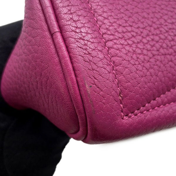 エルメス ハンドバッグ ヴィクトリア エラン トスカ/シルバー金具 トリヨンクレマンス □O刻印