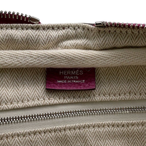 エルメス ハンドバッグ ヴィクトリア エラン トスカ/シルバー金具 トリヨンクレマンス □O刻印