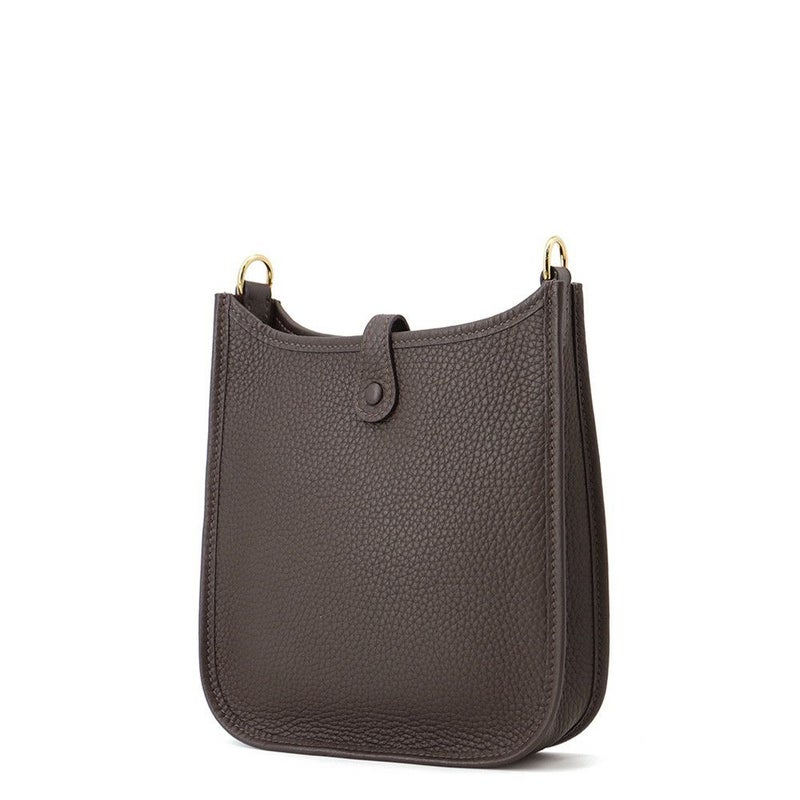 エルメス ショルダーバッグ エブリンTPM 111cm エベンヌ/ゴールド金具 トリヨンクレマンス K刻印 HERMES Evelyne