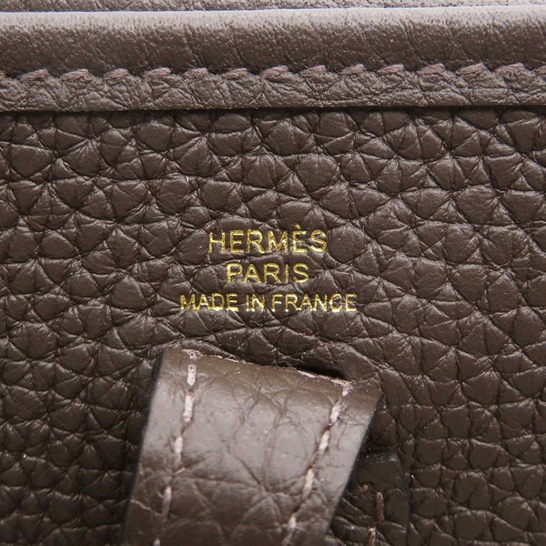 エルメス ショルダーバッグ エブリンTPM 111cm エベンヌ/ゴールド金具 トリヨンクレマンス K刻印 HERMES Evelyne