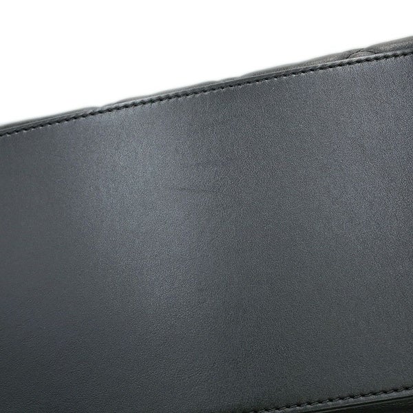 シャネル チェーントートバッグ マトラッセ ココマークターンロック レザー CHANEL 黒