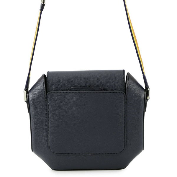 エルメス ショルダーバッグ オクタゴン ブルーインディゴ/シルバー金具 エプソン X刻印