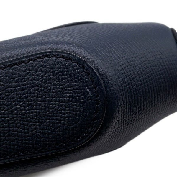 エルメス ショルダーバッグ オクタゴン ブルーインディゴ/シルバー金具 エプソン X刻印