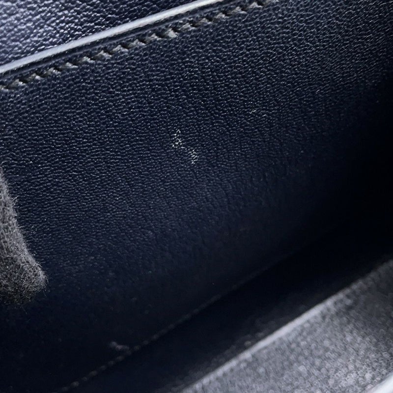 エルメス ショルダーバッグ オクタゴン ブルーインディゴ/シルバー金具 エプソン X刻印