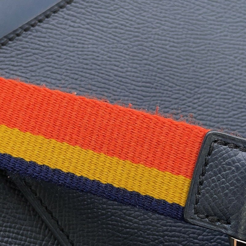 エルメス ショルダーバッグ オクタゴン ブルーインディゴ/シルバー金具 エプソン X刻印