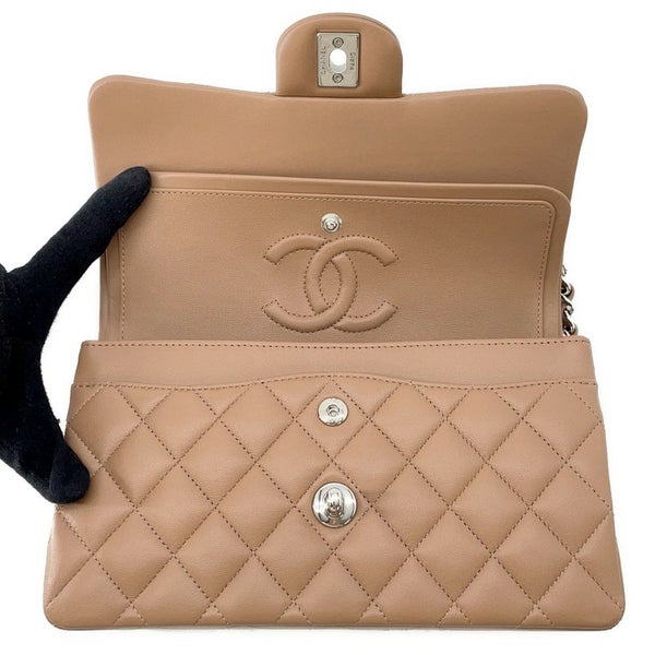 シャネル チェーンショルダーバッグ マトラッセ23 ココマーク ダブルチェーン ラムスキン A01113 CHANEL