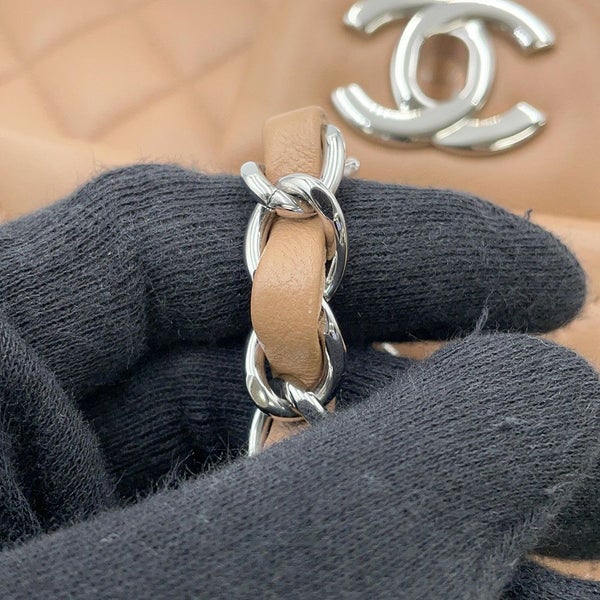 シャネル チェーンショルダーバッグ マトラッセ23 ココマーク ダブルチェーン ラムスキン A01113 CHANEL